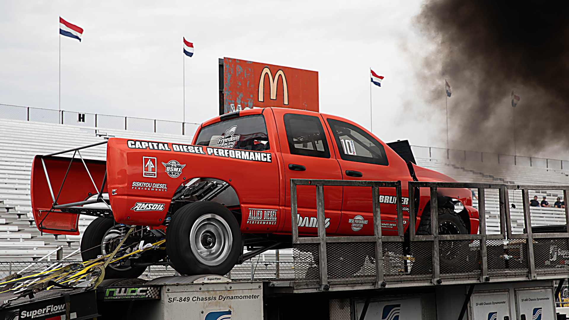 Diesel motorsports action